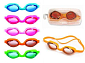 Plavecké brýle EFFEA Nuoto JUNIOR 2621 - oranžová
