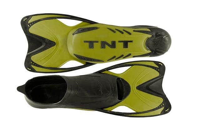Ploutve plavecké TNT SHORT 33-34 - Žlutá