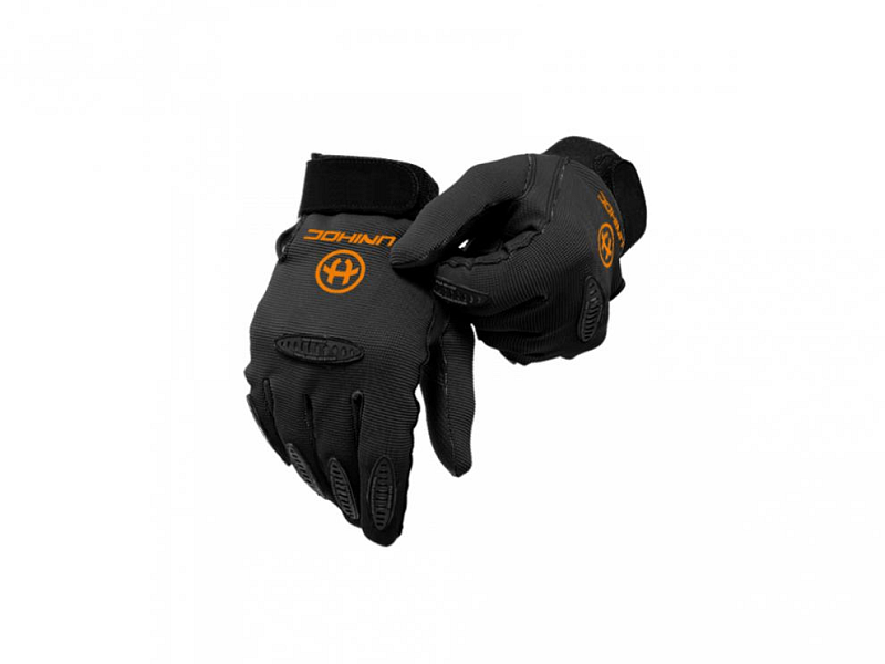 Florbalové brankářské rukavice UNIHOC PACKER - černá