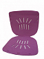 Sedací karimatková podložka - Sedák s opěrátkem 44x78x0,8 cm - fialová