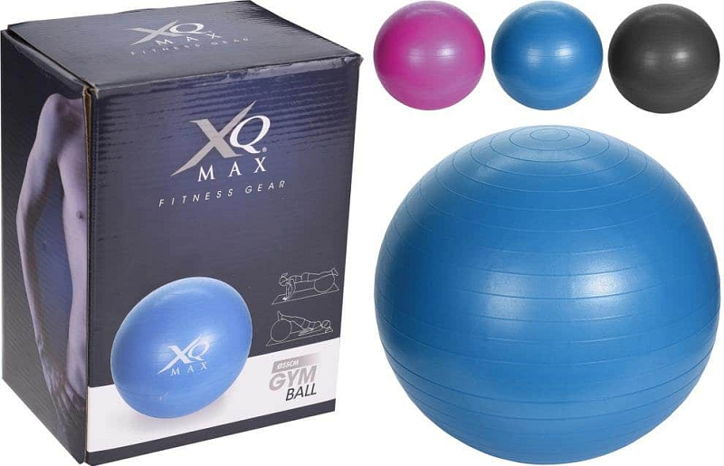 Gymnastický míč XQ MAX YOGA BALL 55 cm - modrá