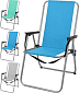 Skládací campingová židle RedCliffs UNICA 84x45x38 cm - zelená