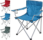 Skládací rybářská campingová židle RedCliffs COLOR 81x51x42 cm - červená