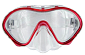 Potápěčská maska ESCUBIA Zephiro Junior - Červená