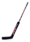 Hokejová hůl brankářská LION 7733 barva černo/červená délka 135 cm - Pravá