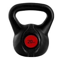 Činka KETTLEBELL PLAST 20 KG černo-červená