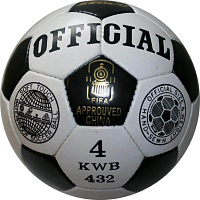 Fotbalový míč OFFICIAL SEDCO KWB32 - 4 - bílá