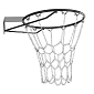 Síťka basketbalová pozinkovaný řetízek kovový SEDCO