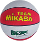 Míč basketbalový MIKASA BIG SHOOT B-6 červeno/bílý - červená