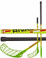 Florbalová hůl Sona Rival 95cm pravá zelená/žlutá - žlutá