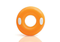 Kruh plavací INTEX s držadlem 76cm - oranžová