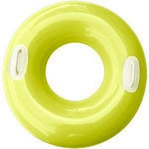 Kruh plavací INTEX s držadlem 76cm - žlutá