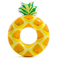 Kruh plavecký Intex 56266 Ananas 117 x 86 cm - žlutá