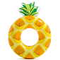 Kruh plavecký Intex 56266 Ananas 117 x 86 cm - žlutá