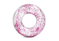 Nafukovací kruh INTEX 56274 Glitter 119 cm - růžová