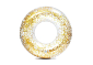 Nafukovací kruh INTEX 56274 Glitter 119 cm - zlatá