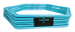 Mřížka LivePro AGILITY frekvenční nastavitelný - 6 STEP - modrá