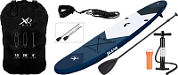 Paddleboard XQ MAX SUP 305 - DARK BLUE JEANS SET - černá/bílá