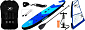 Paddleboard XQ MAX SUP 305 WINDSURF SET - modrá