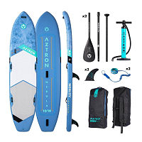 Paddleboard AZTRON NEBULA 390 cm SET - bílá/modrá