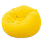 Nafukovací křeslo Intex Beanless Bag Chair 68569 - žlutá