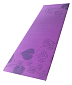 Karimatka na jógu 173x61x0,4 cm s potiskem - fialová