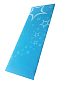 Karimatka na jógu 173x61x0,4 cm s potiskem - světle modrá