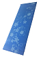 Karimatka na jógu 173x61x0,4 cm s potiskem - tmavě modrá