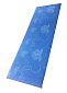 Karimatka na jógu 173x61x0,4 cm s potiskem - modrá