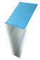 Karimatka na jógu 173x61x0,4 cm s potiskem - šedá/modrá