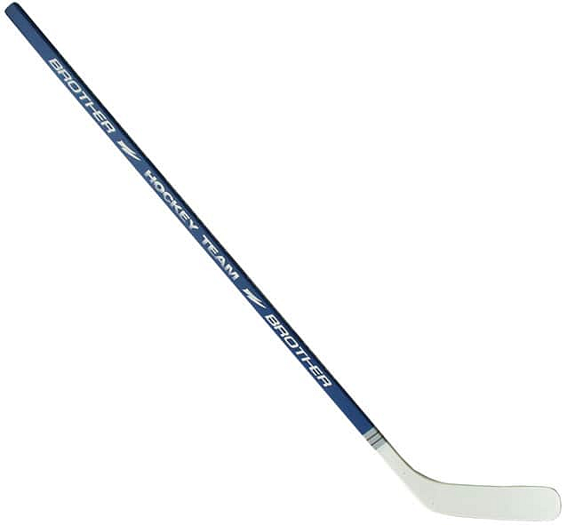 ACRA H3322-LE Hokejka s plastovou čepelí 115cm - levá - modrá