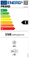 Šuplíkový mrazák - černý - PRIMO PR125DV, Objem: 64 l, Třída: E