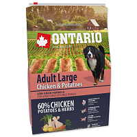 Krmivo Ontario Adult Large Chicken & Potatoes 2,25kg