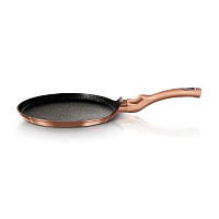 BERLINGERHAUS Pánev na palačinky s mramorovým povrchem 25 cm Rosegold Metallic Line BH-1523