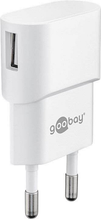 Adaptér 230V na USB max.1A, bílý