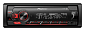 Pioneer MVH-S320BT autorádio s USB a Bluetooth červené
