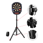 Skládací stojan na terč XQ Max 135-186 cm - černá