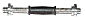 Tyčka činky/pryž 1,5 kg 25x14 Sedco