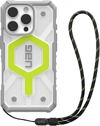 Kryt na mobil UAG Pathfinder Clear Magsafe Active Neon Lanyard iPhone 16 Pro