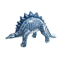 Nafukovací dinosaurus Intex 48593 JURASSIC DINO PALS - modrá
