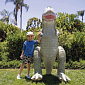 Nafukovací dinosaurus Intex 48593 JURASSIC DINO PALS - zelená