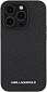 Kryt na mobil Karl Lagerfeld PU Quilted Pattern Zadní Kryt pro iPhone 15 Pro Max Black