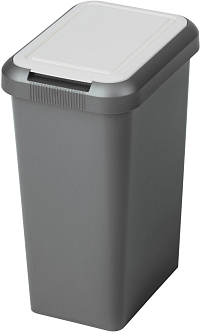 Odpadkový koš Tontarelli Odpadkový koš Touch & Lift 9L bílá/černá