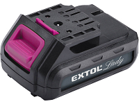 baterie akumulátorová, 12V Li-ion, 1300mAh, EXTOL LADY