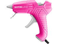 pistole tavná lepící, ⌀11mm, 40W, růžová, EXTOL LADY