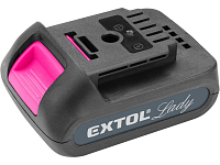 baterie akumulátorová, 12V Li-ion, 2000mAh, EXTOL LADY