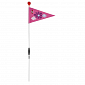 Bezpečnostní vlajka na koloběžky a kola PUKY růžová