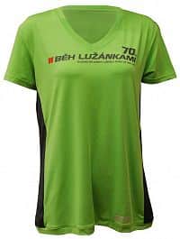 Dámské běžecké triko SULOV LIMITED EDITION 70. BĚH LUŽÁNKAMI, zelené