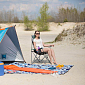 Skládací křeslo NILS Camp NC3080, zelené