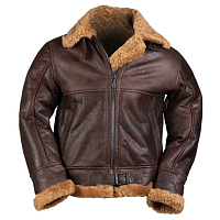 Bunda kožená US B46 SHEEPSKIN HNĚDÁ vel. XL